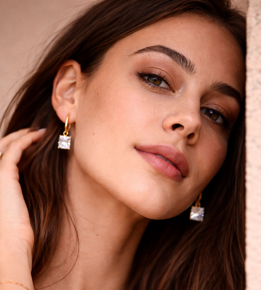 Piper Crystal Drop Earrings