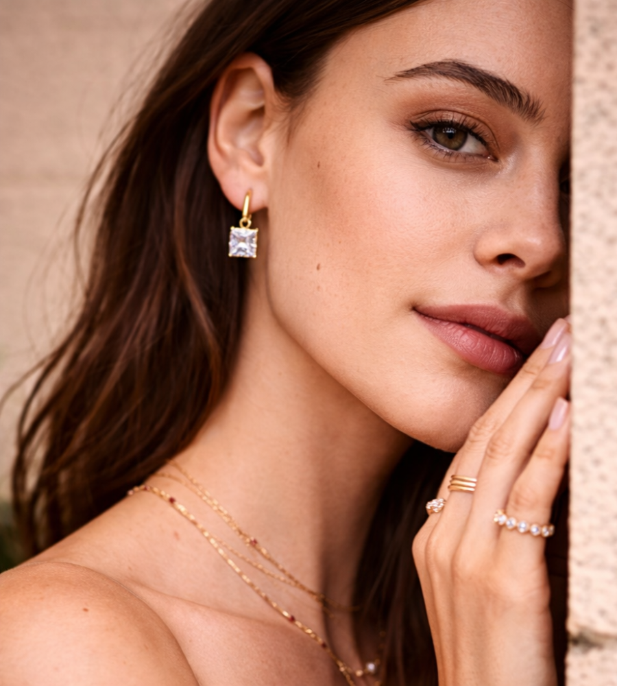 Piper Crystal Drop Earrings