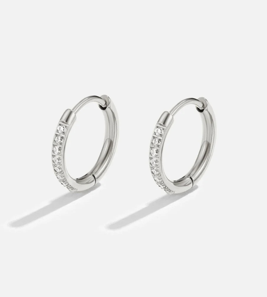 Eternity Hoop Earrings