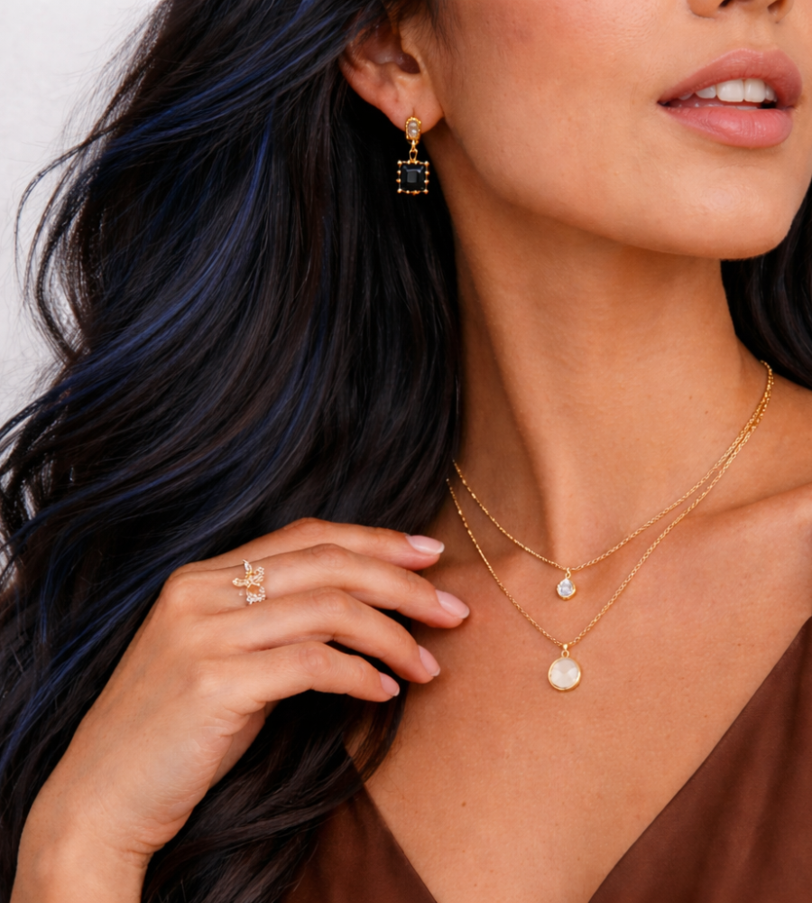 Piper Crystal Drop Earrings