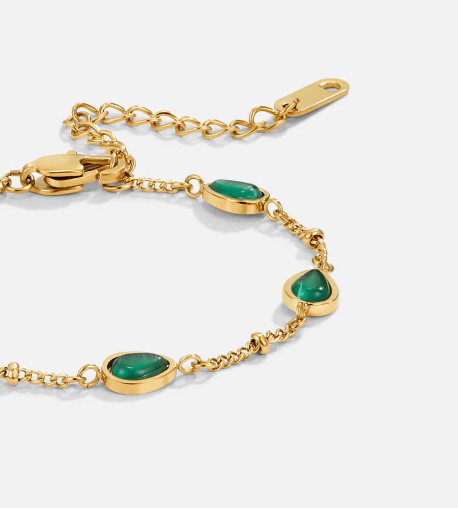 Arizona Green Stone Bracelet