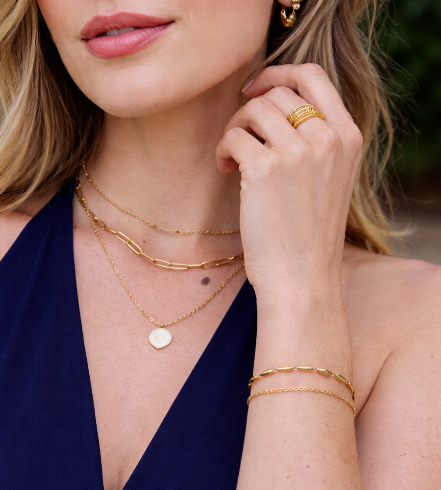 Layered Wave Bracelet