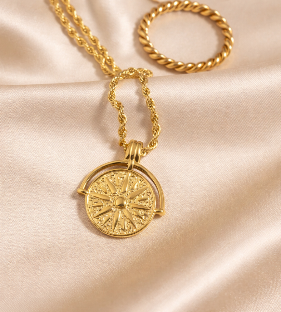 Golden Sun Necklace
