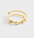 Adjustable Beaded Fidget Ring - Mireva Jewelry