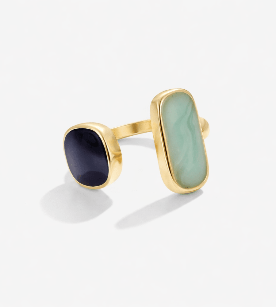 Aqua Wrap Ring - Mireva Jewelry