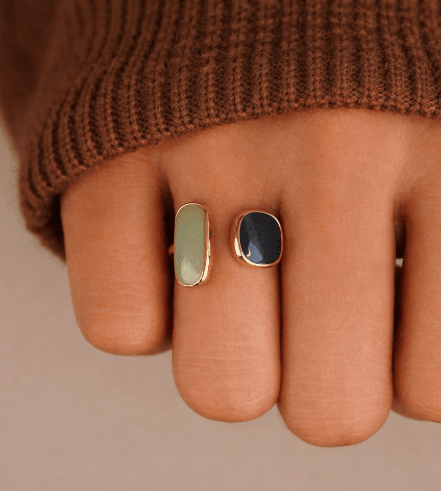 Aqua Wrap Ring - Mireva Jewelry