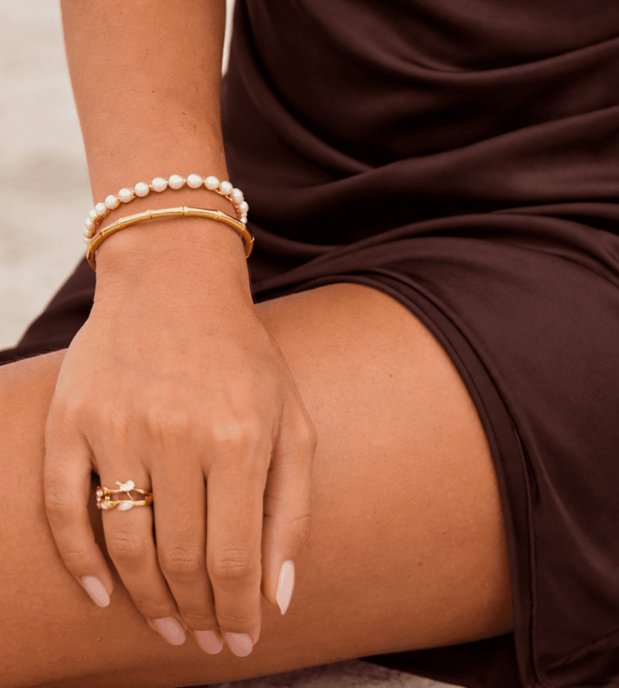 Ara Bamboo Bangle - Mireva Jewelry