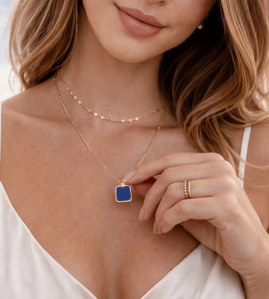 Astoria Stone Necklace - Mireva Jewelry