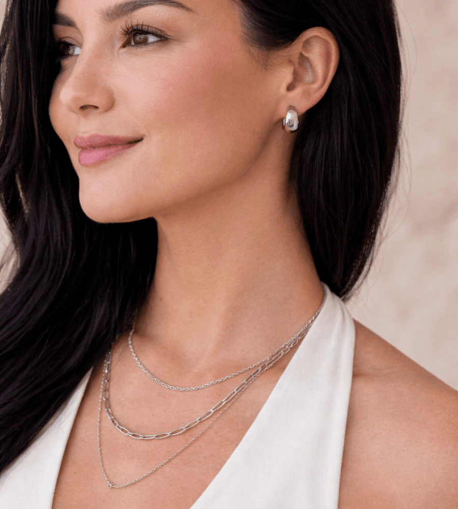 Audrey Hoop Earrings - Mireva Jewelry