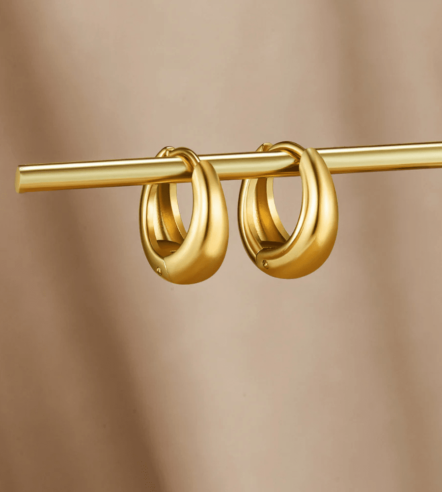 Audrey Hoop Earrings - Mireva Jewelry