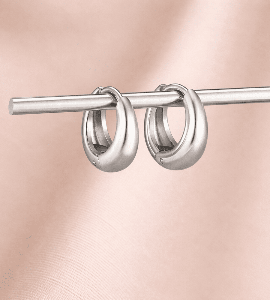 Audrey Hoop Earrings - Mireva Jewelry