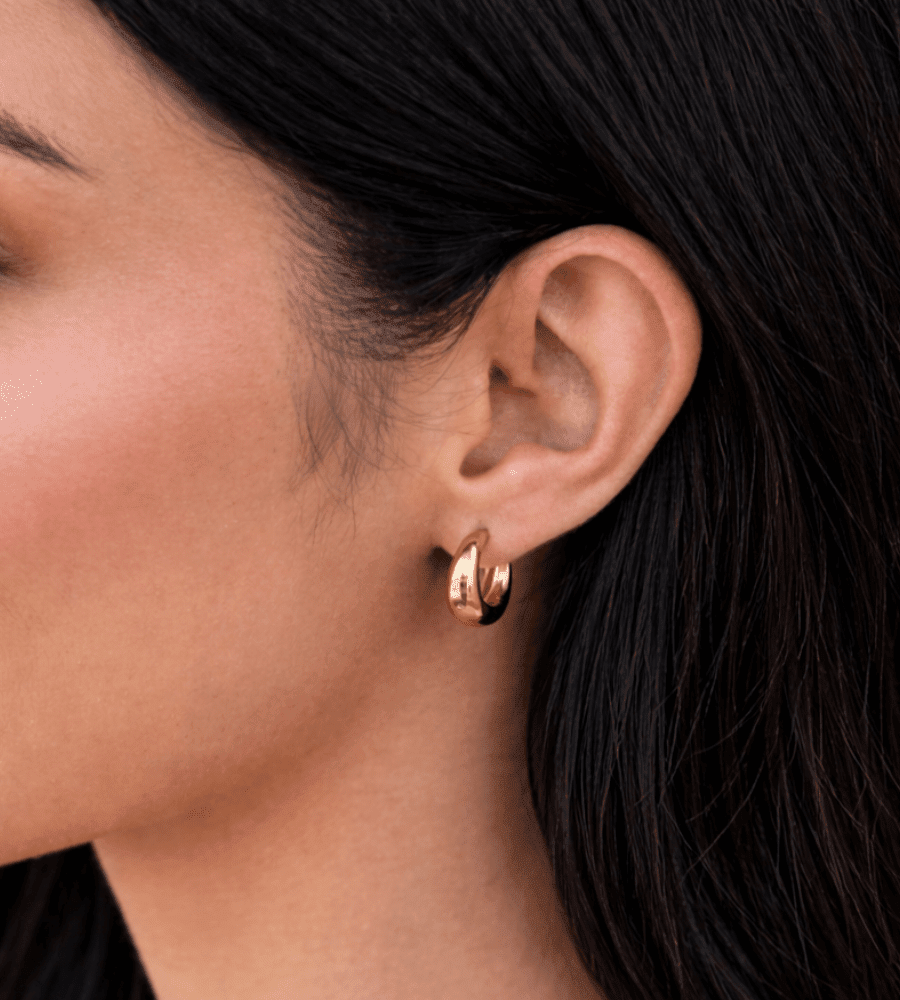 Audrey Hoop Earrings - Mireva Jewelry