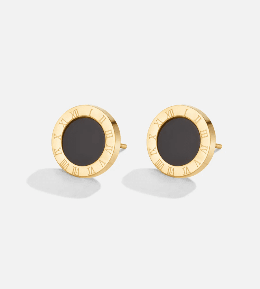 Azalea Button Stud Earrings - Mireva Jewelry