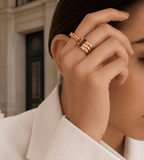Baguette Birthstone Ring - Mireva Jewelry