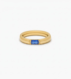 Baguette Birthstone Ring - Mireva Jewelry