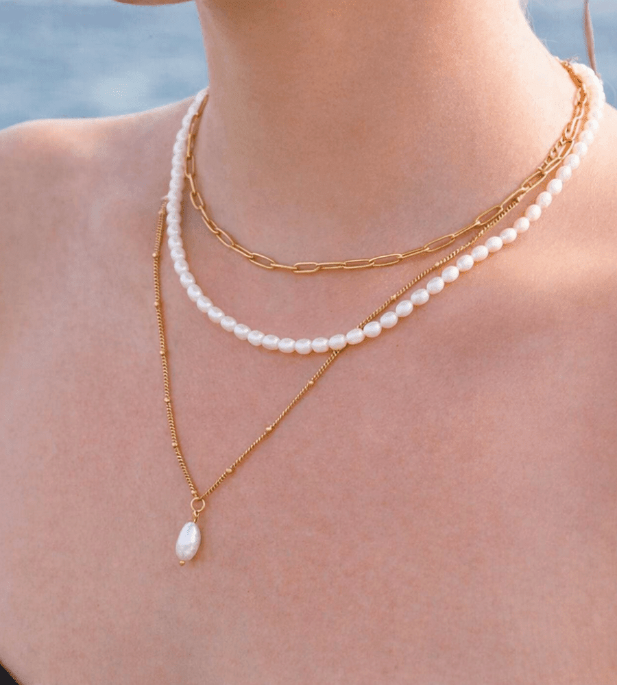 Baroque Pearl Pendant - Mireva Jewelry
