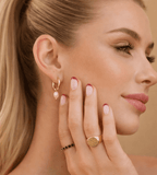 Bella Hoop Earrings - Mireva Jewelry