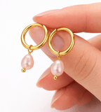 Bella Hoop Earrings - Mireva Jewelry