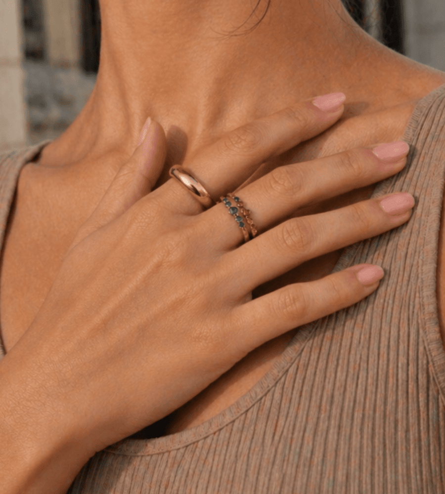 Belle Birthstone Ring - Mireva Jewelry