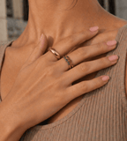 Belle Birthstone Ring - Mireva Jewelry