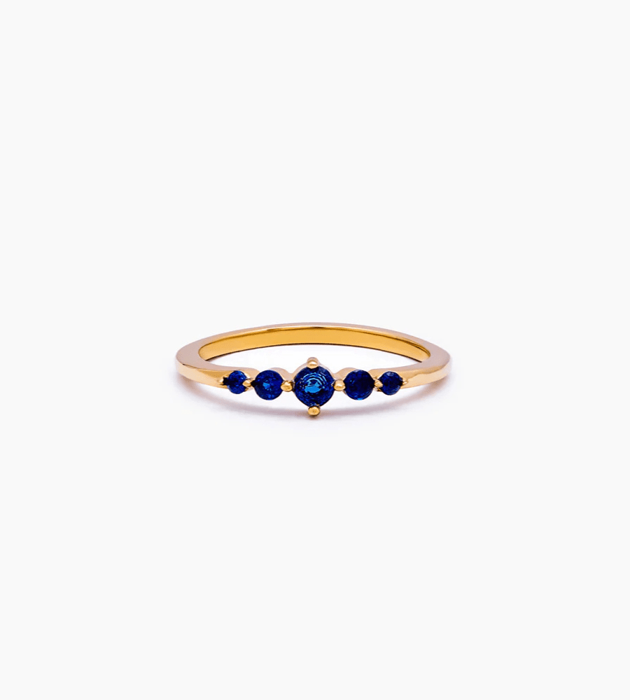 Belle Birthstone Ring - Mireva Jewelry