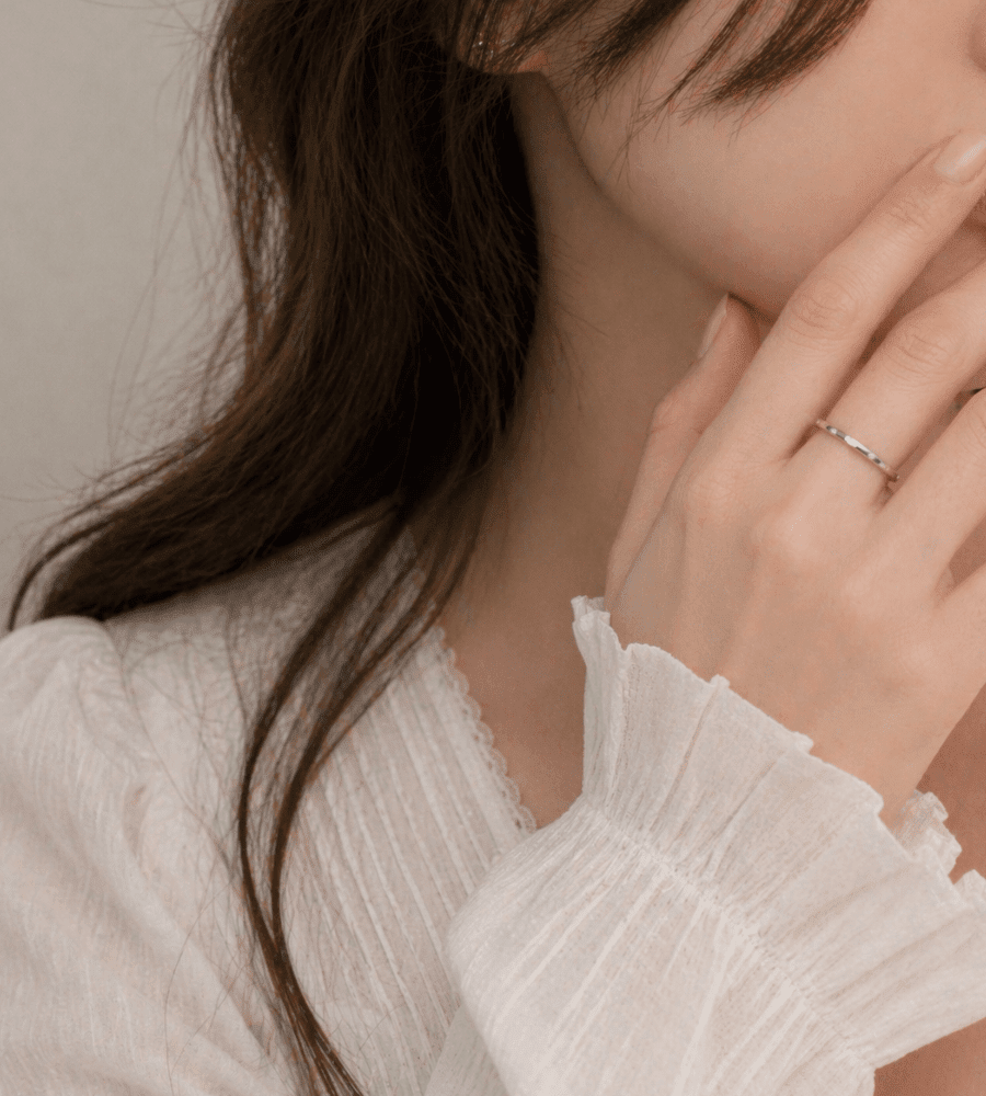 Bezel Stacking Ring - Mireva Jewelry