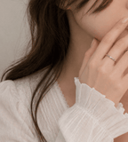 Bezel Stacking Ring - Mireva Jewelry