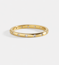 Bezel Stacking Ring - Mireva Jewelry