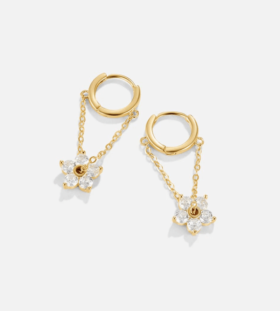 Blooming Crystal Earrings - Mireva Jewelry