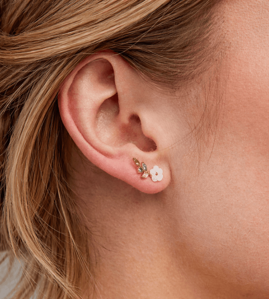 Blossom Crystal Earrings - Mireva Jewelry