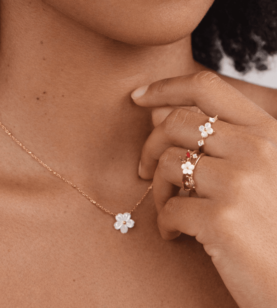 Blossom Flower Necklace - Mireva Jewelry