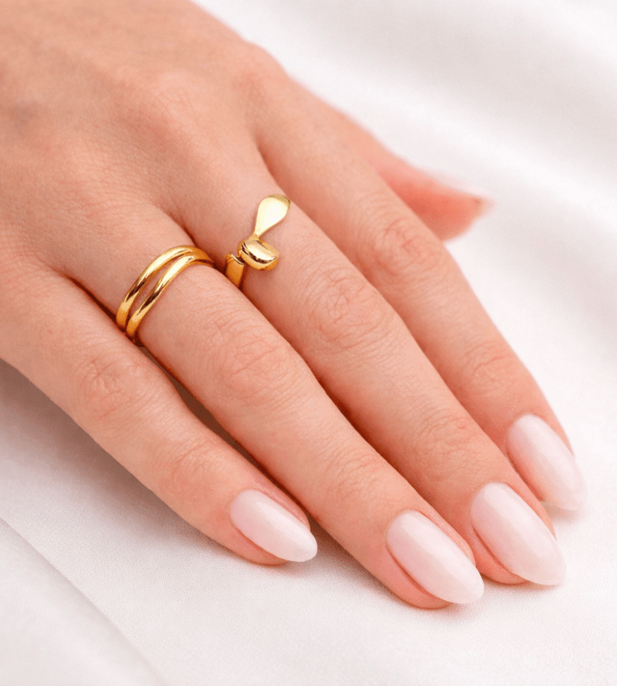 Breeze Double Ring - Mireva Jewelry