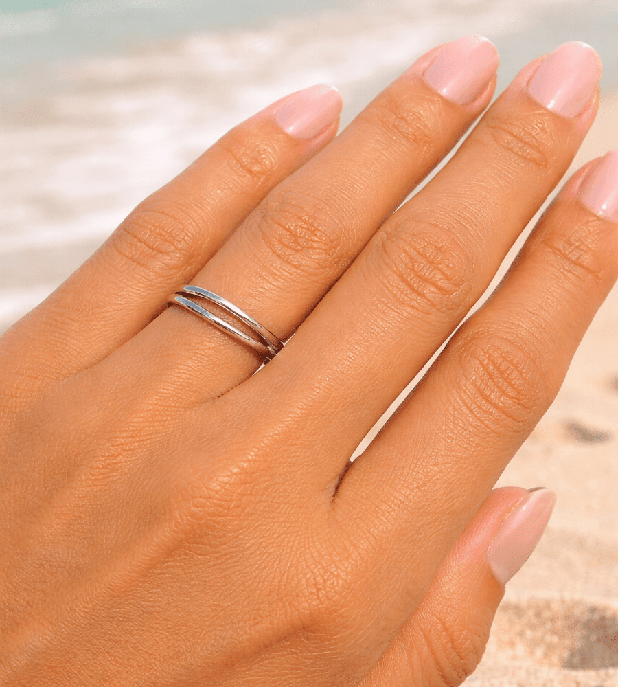 Breeze Double Ring - Mireva Jewelry