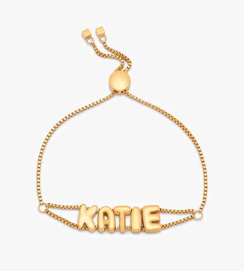 Bubble Name Bracelet - Mireva Jewelry