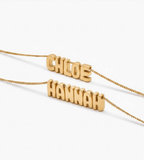 Bubble Name Necklace - Mireva Jewelry