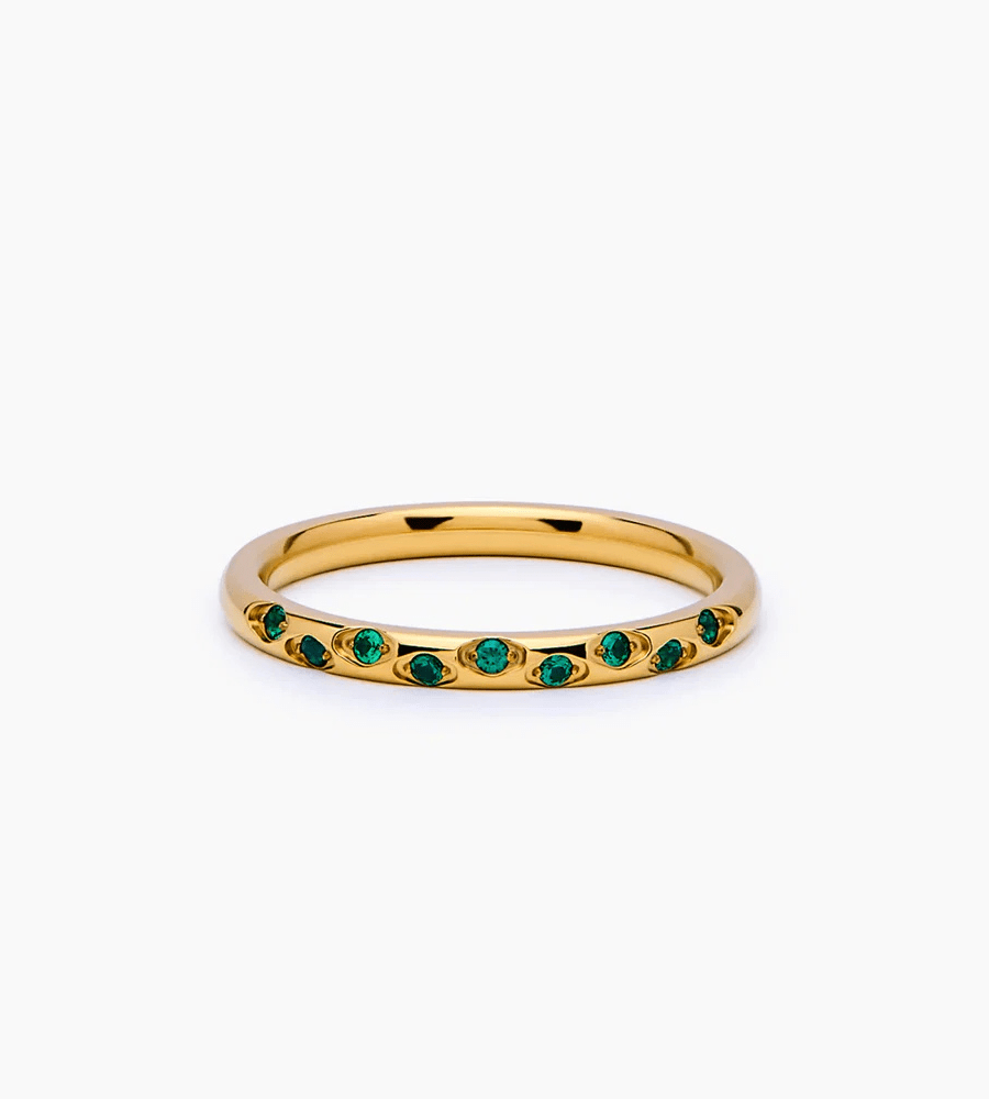 Celestial Birthstone Ring - Mireva Jewelry