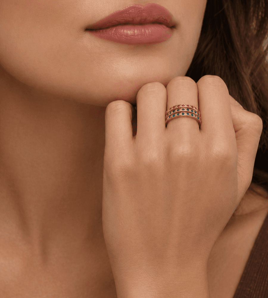 Celestial Birthstone Ring - Mireva Jewelry