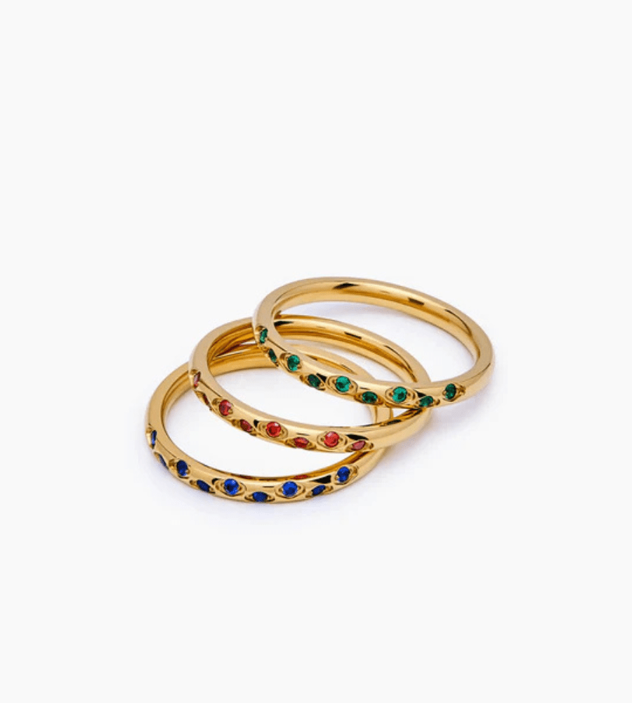 Celestial Birthstone Ring - Mireva Jewelry