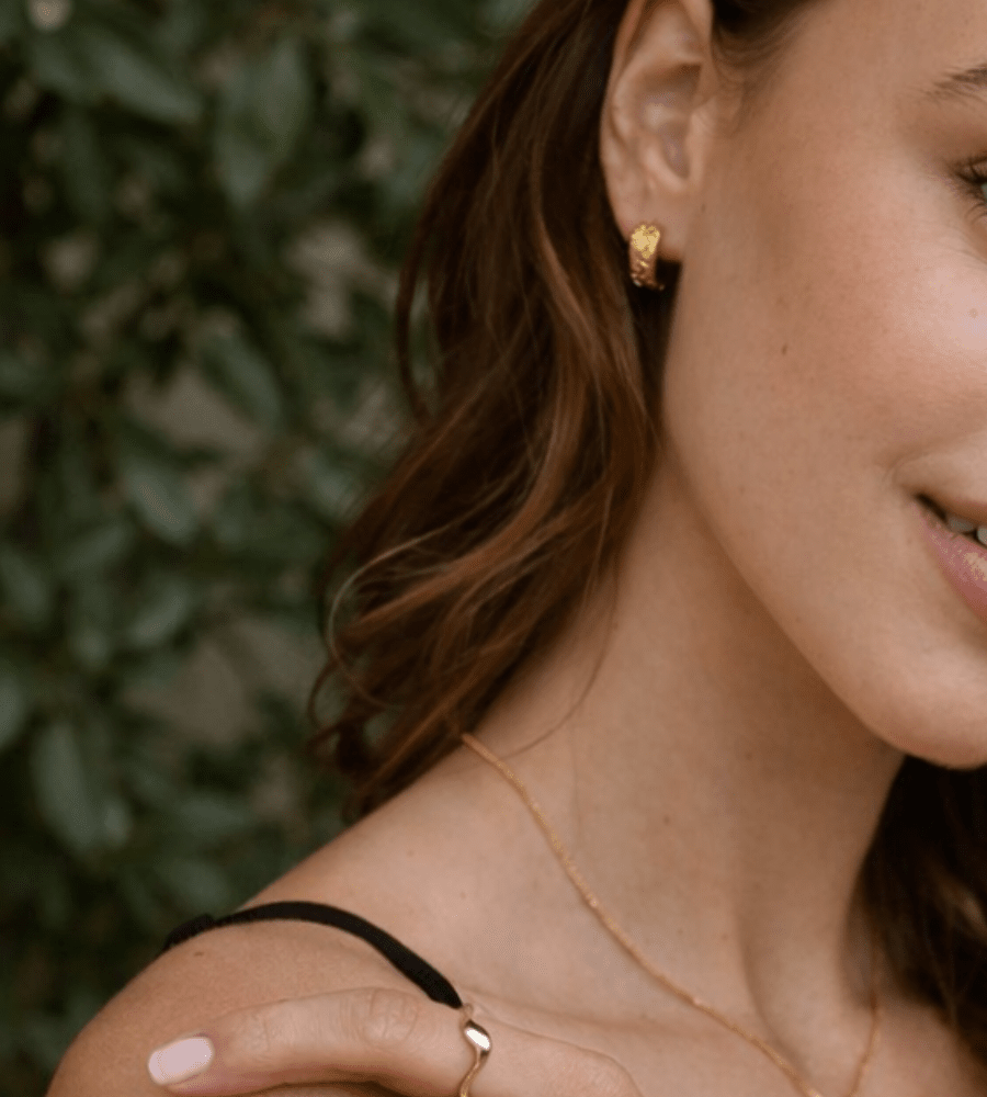 Celestial Gold Hoops - Mireva Jewelry