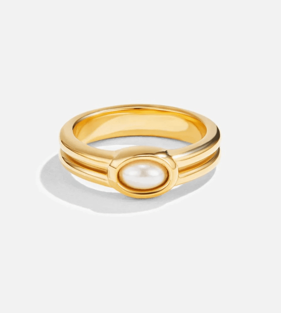 Chunky Pearl Ring - Mireva Jewelry