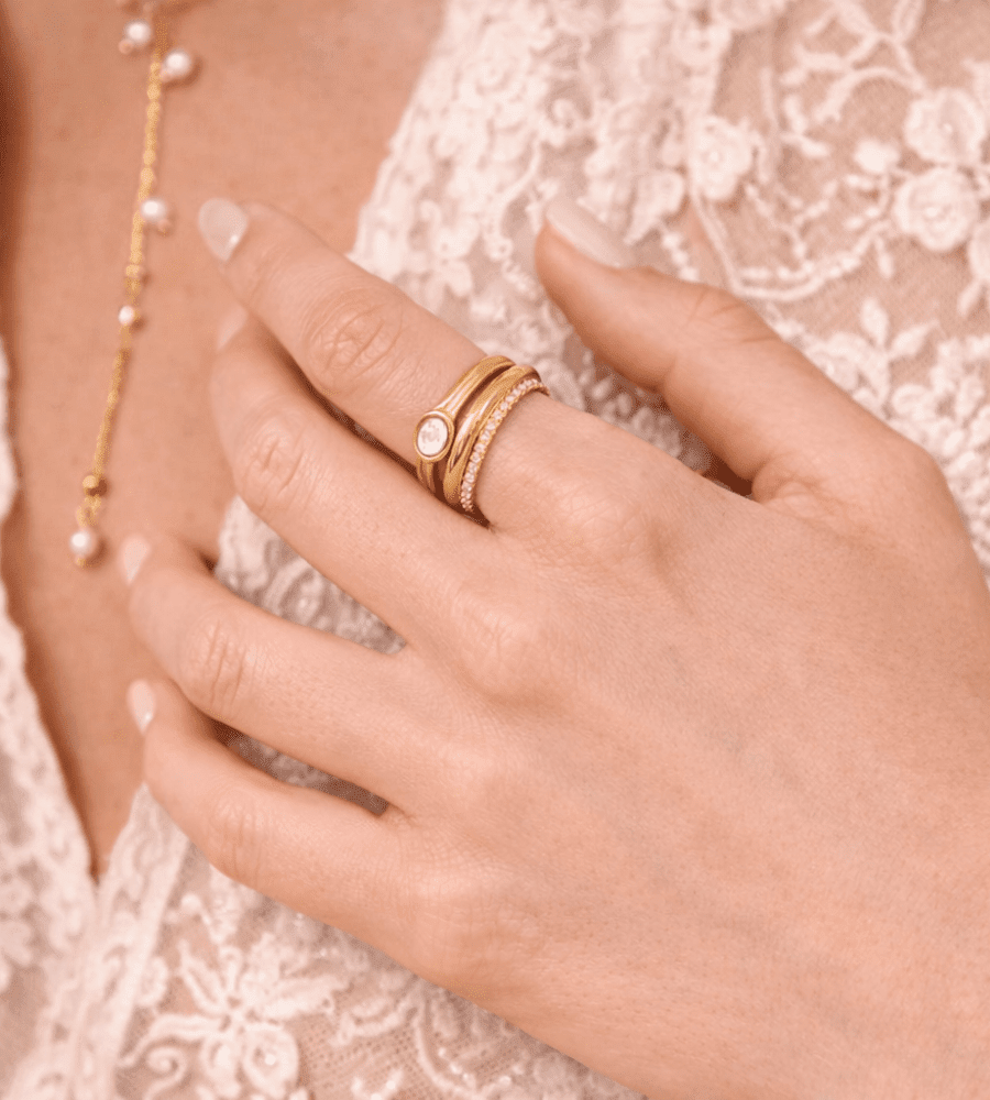 Chunky Pearl Ring - Mireva Jewelry
