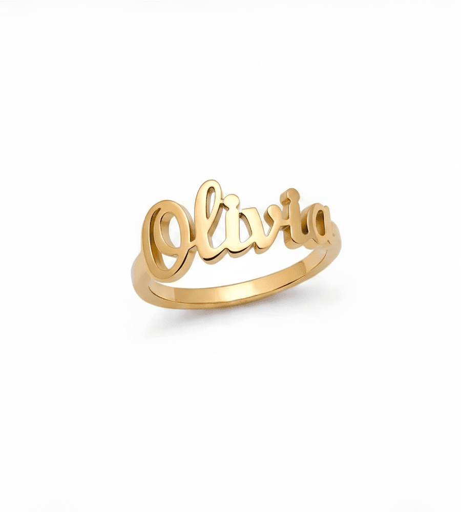 Classic Name Ring - Mireva Jewelry