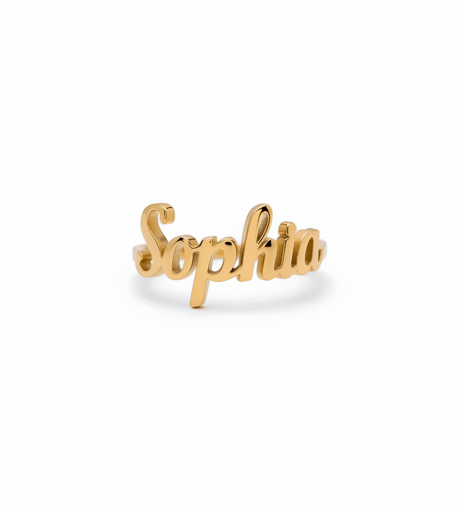 Classic Name Ring - Mireva Jewelry