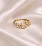 Crystal Vine Ring - Mireva Jewelry