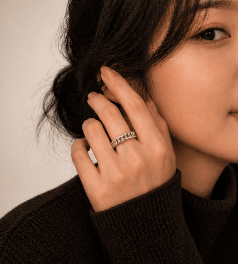 Curb Chain Ring - Mireva Jewelry