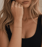 Cursive Initial Bracelet - Mireva Jewelry