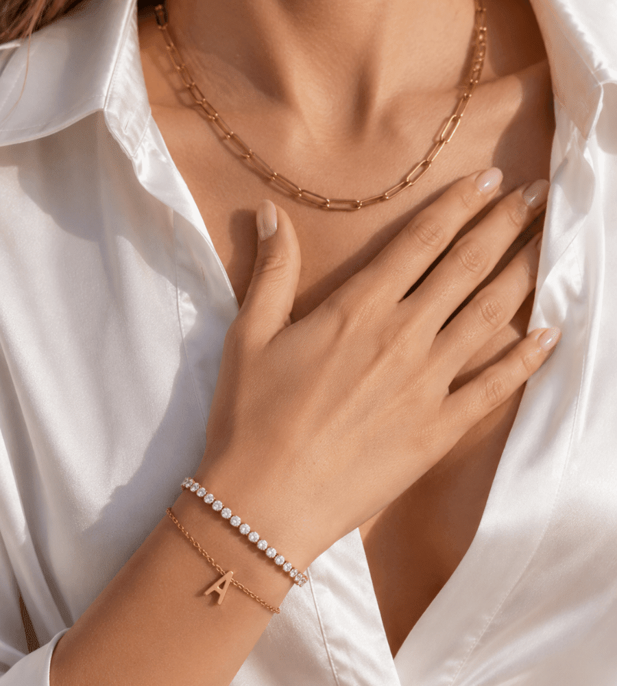 Custom Dainty Charm Bracelet - Mireva Jewelry