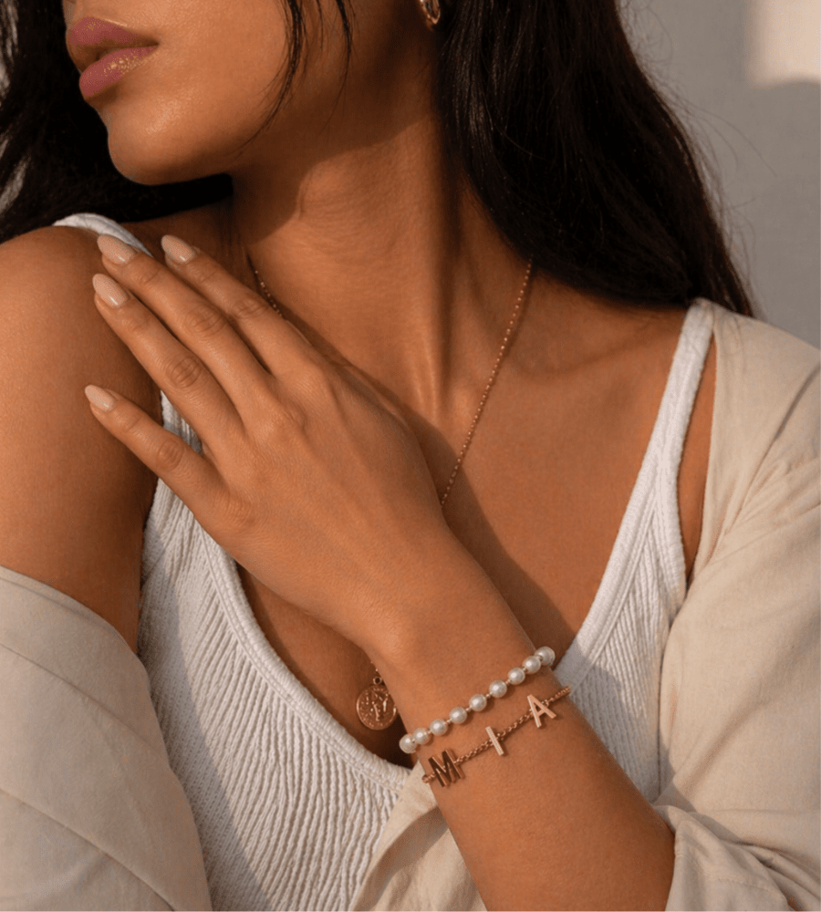 Custom Name Bracelet - Mireva Jewelry