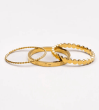 Daily Rings Set - Mireva Jewelry