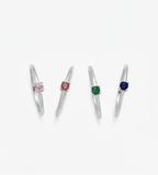 Dainty Birthstone Ring - Mireva Jewelry